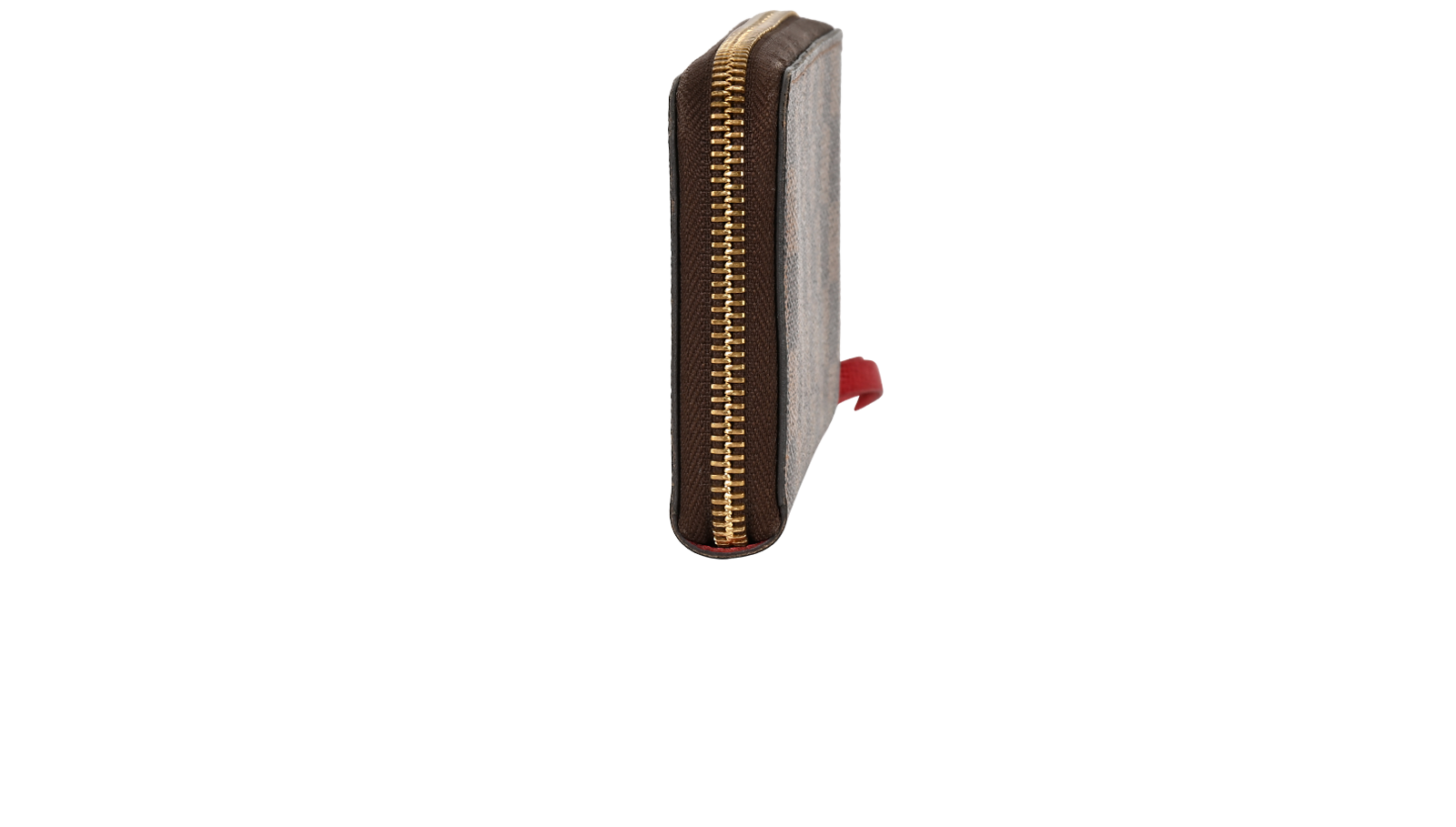 Louis Vuitton Clemence Wallet, &pound;320, Accessories, Brown, Canvas, Bottom view